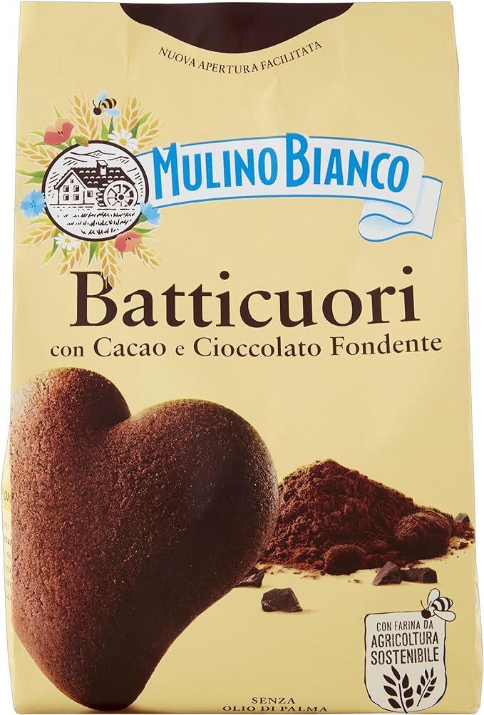 Mulino Bianco Galletas Shortbread Nuevo Acelerar el Latido Del Corazón con Cacao