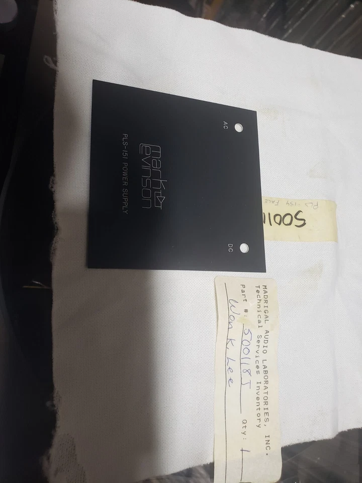 Mark Levinson LNP2.  ML 1. Jc2.LNC2.            Placa frontal de fuente de alimentación. Nuevo Foto 4 de 4