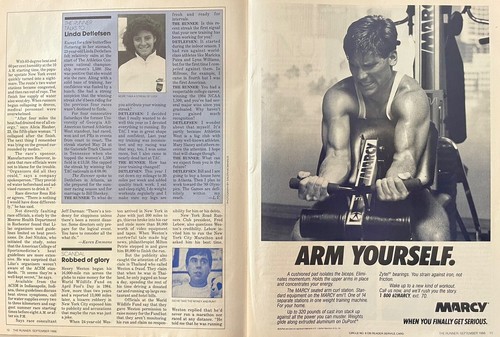 1986 The Runner Magazine September Rosa Mota, Nike ad - Picture 8 of 23