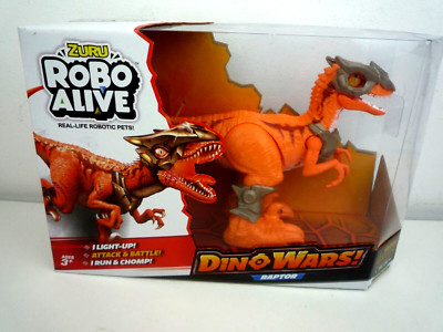 ZURU ROBO ALIVE DINOWARS ORANGE RAPTOR ECHTES LEBEN ROBOTERHAUSTIER