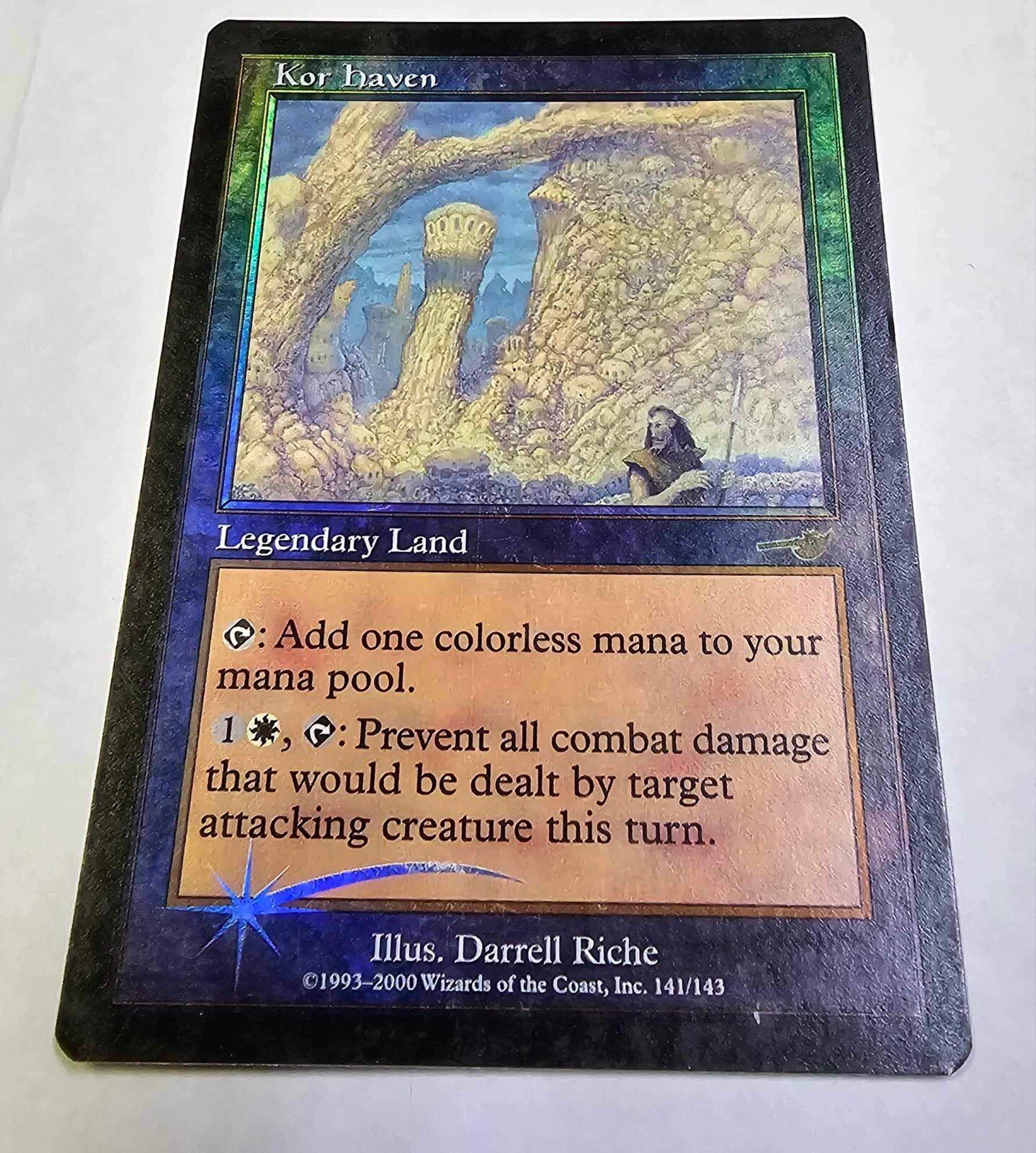 MTG Nemesis -KOR HAVEN -FOIL EXTREMELY RARE NM Magic Gathering