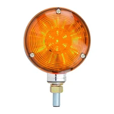 4" DOUBLE FACE STAR AMBER/RED LED LIGHT 24 LED/SIDE #77611