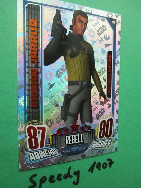 Topps Rebel Attax Star Wars Limitierte Auflage Kanan Jarrus  limited edition