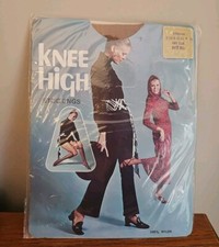 Vtg Knee High Knee HI Stockings SOUTH SEAS 10 One Size New Old Stock