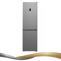 Wolkenstein KüHl- Gefrierkombination WKG456ENFDIX, Inox Design, 456 Liter Nutzin