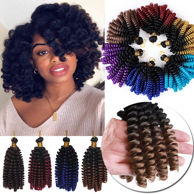 Jamaican Bounce Jumpy Wand Curl Crochet Braids Soft Hair