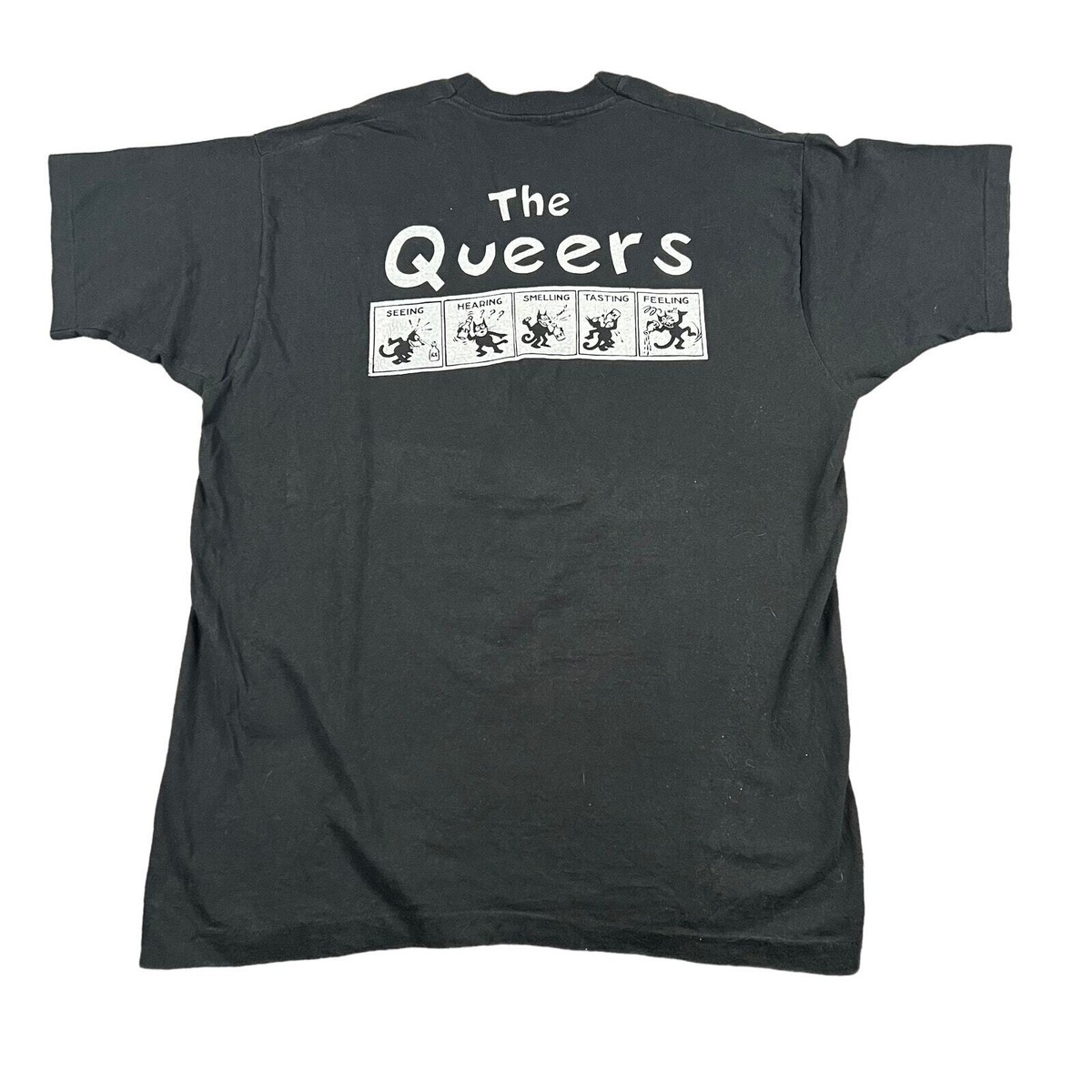 Vintage the queers all stars 90s band single stitched t shirt | eBay