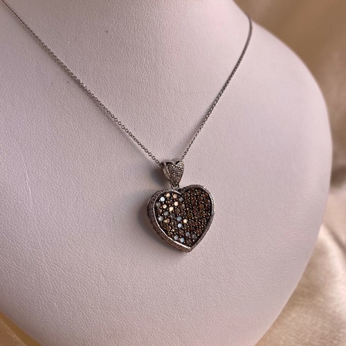 LeVian 14k Chocolate Diamond Heart 