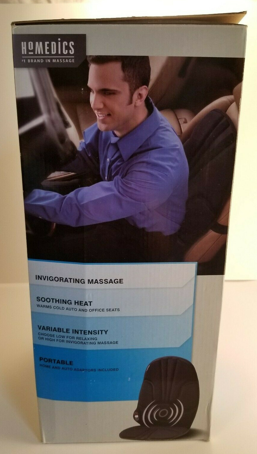 Homedics Back Charger Massage Cushion with Heat VC100c Open Box Never Used eBay