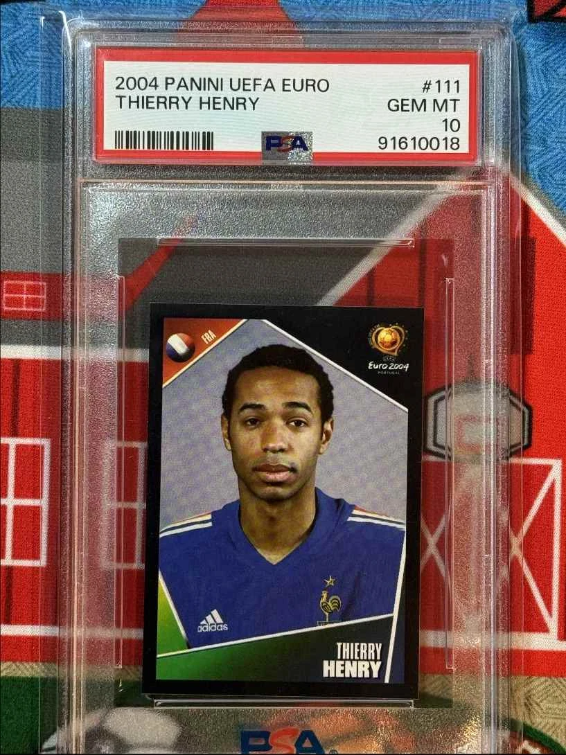 【NEW】【アンリ】【ユーロ04着用モデル】フランス代表(2004) 2004 Panini UEFA Euro 2004 - Thierry Henry #111 for sale | eBay
