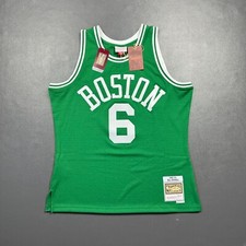 100% Authentic Bill Russell Mitchell & Ness 62 63 Bosto