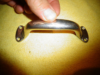 Ancienne Poignée De Tiroir Ou Porte De Meuble – Bronze Laiton, 2,7 Cm, Vintage France