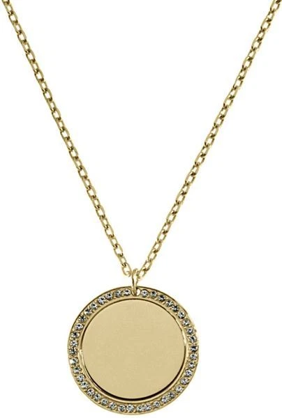 Collana con ciondolo fetta pavè tono oro Michael Kors MKJ1984710 $95 00