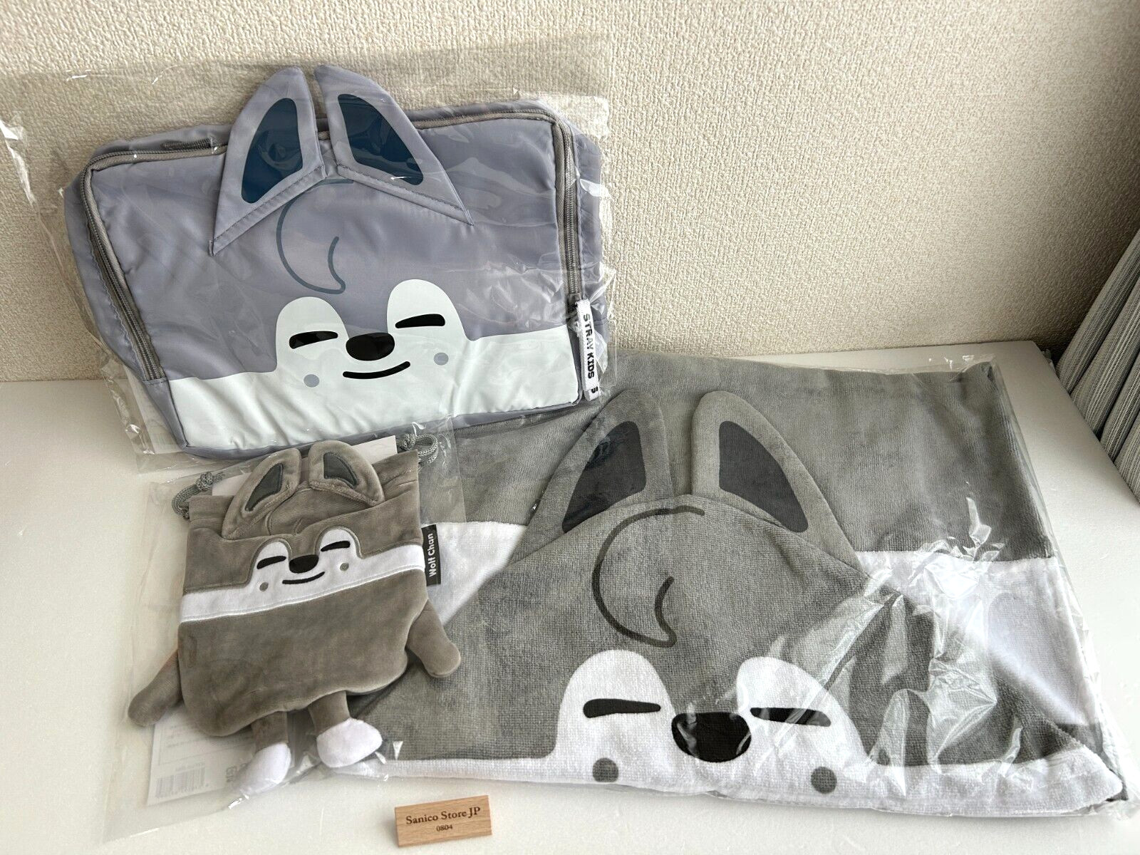 Stray Kids Japan POPUP STORE 2024 bang chan Wolf Chan Official Goods set of 3