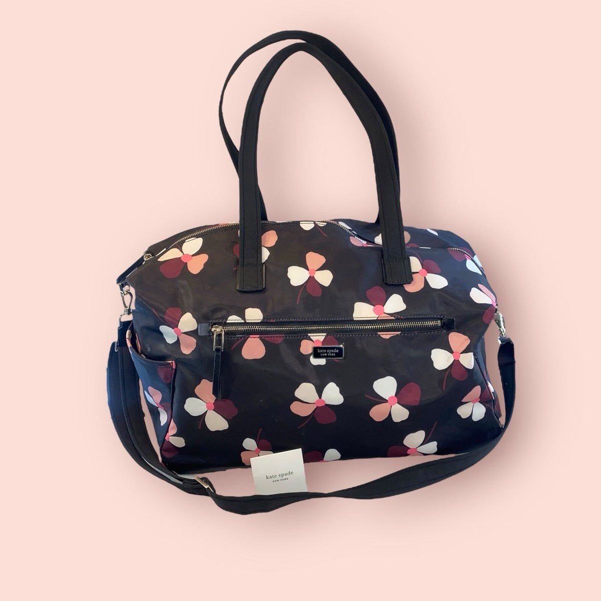 KATE SPADE Chelsea Large Weekender Dawn Dusk Buds Duffle Travel
