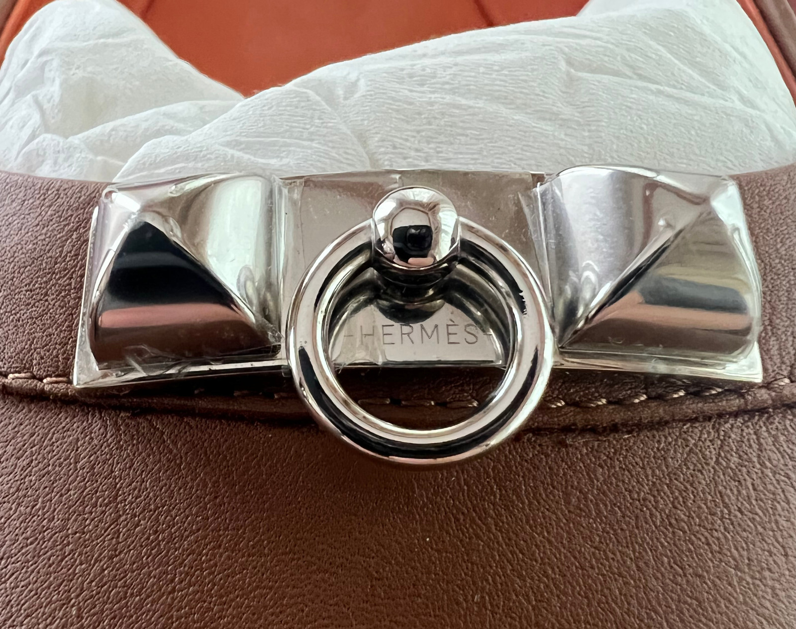 Hermes Liberty leather driving ballet flats shoes EU 37 Made in Italy New thumbnail 7