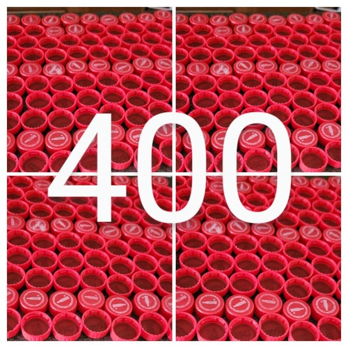 400 My Coke Rewards RED Plastic Screw Bottle Caps Coca Cola - Unredeemed, CRAFTS