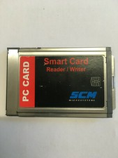 SCM SCR 201 PCMCIA reader writer smart card reader for notebook GK73