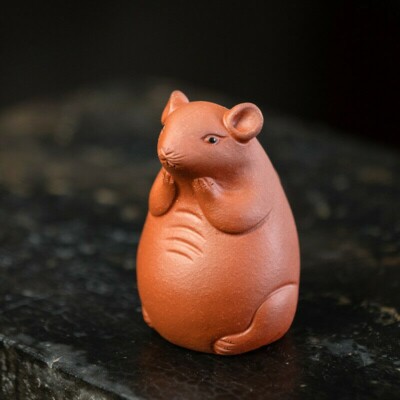 China Yixing porcelain Pottery ceramic tea Big mouth Golden Toad
