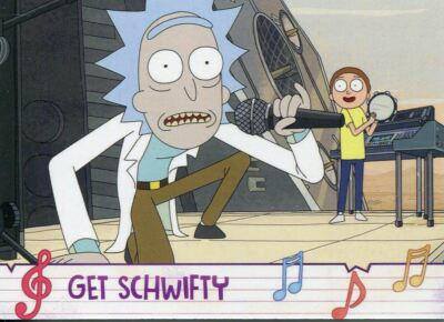 Rick & Morty Staffel 2 Face The Music Chase Karte M01 Get Schwifty