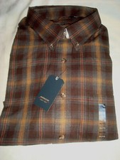 Big Mens Arrow Shirt 2 XL Plaid Twill NEW