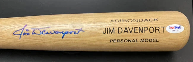 Jim Davenport SIGNED Adirondack Bat SF Giants PSA/DNA AUTOGRAPHED ENGRAVED MINt - Image 2 of 3