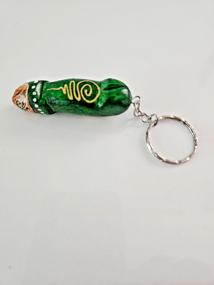 Bali Key Ring 🕉 FUN SMALL PAINTED BALI WOODEN CARVED PENIS KEY RING. BINTANG, SHIRT ...