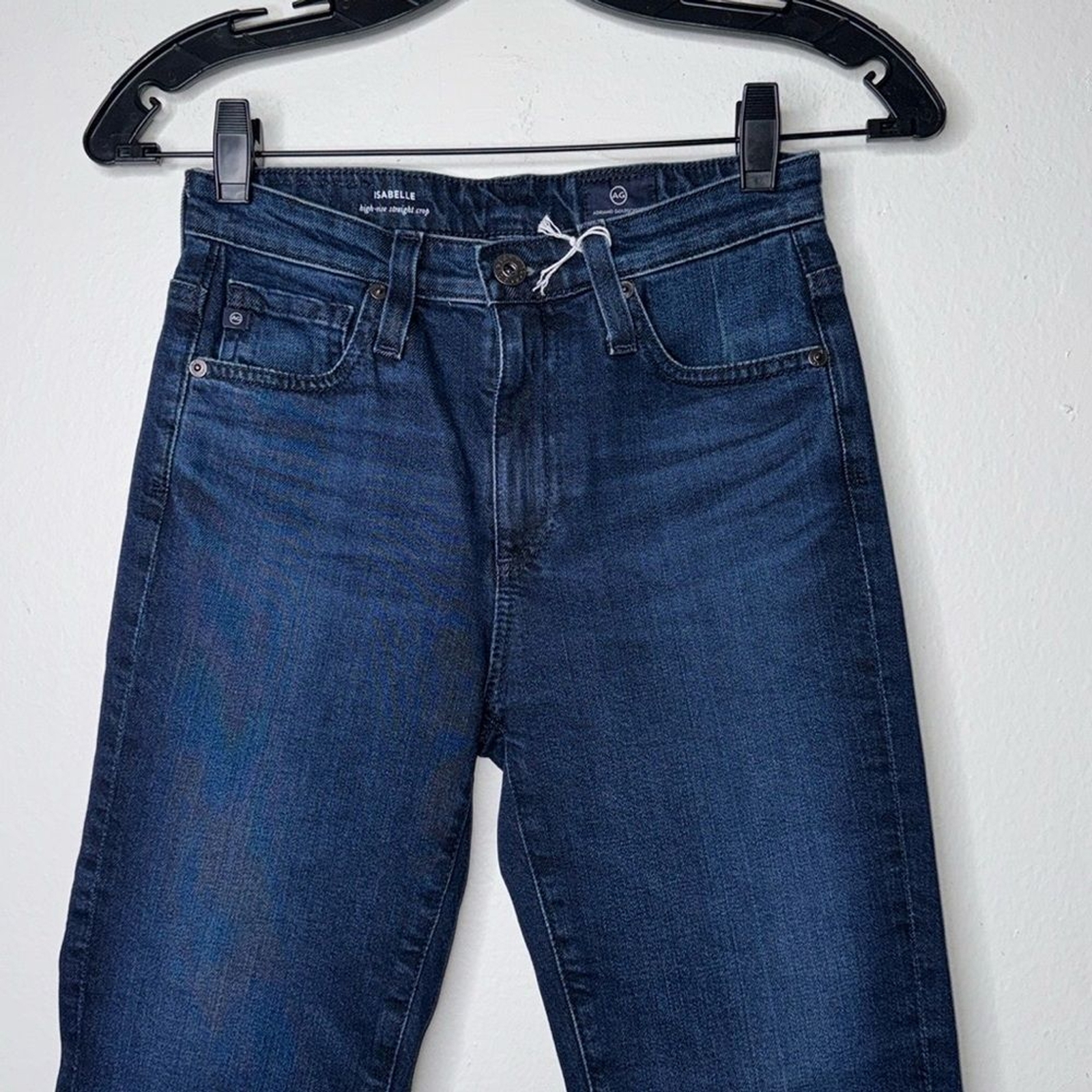 AG Isabelle High Rise Straight Crop Jeans Womens Size 23 thumbnail 4