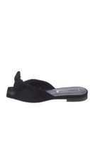 McQ Alexander McQueen Suede Slip On Sandals With A Bow