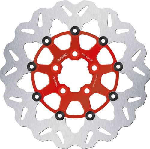 Harley Davidson FLHRC 1584 ABS 2008-2024 Galfer Rear Wave Brake Rotor DF836CWUR - Imagen 1 de 5