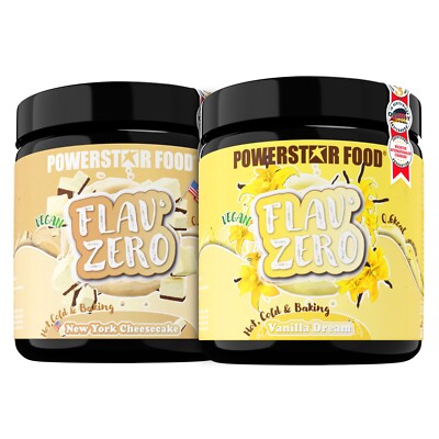 FLAV' ZERO | Zuckerersatz NUR 0,6 kcal p. P. | Aromapulver / Geschmackspulver