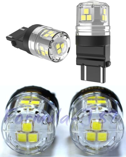 LED 15W 3047 White 6000K Two Bulbs Light Brake Stop Tail Park Replace Upgrade OE - Picture 6 of 12