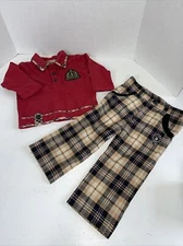 Scotland Kinloch Anderson Boys NWT Top Bottom Set Luxury 18 Months