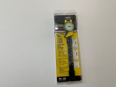 NOS General No. 142 Plastic 6'' Dial Caliper Made In Switzerland .01  1/64'' mm