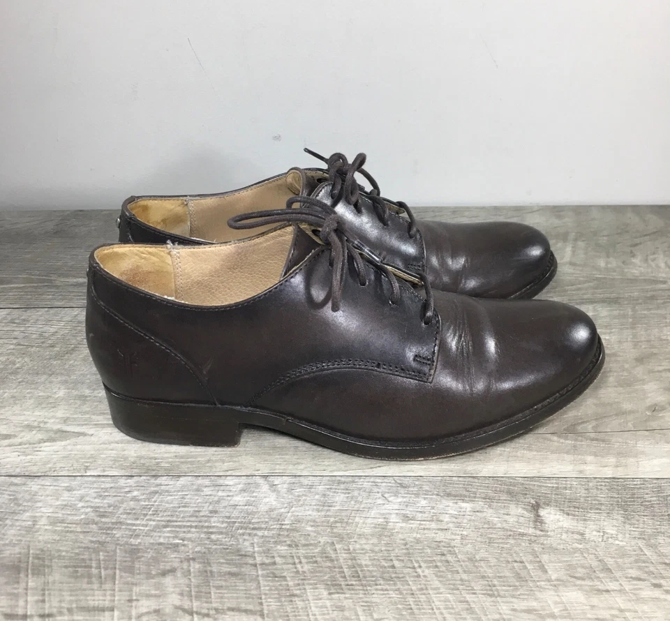 Frye Womens Oxford Melissa 3476084 Brown Leather Lace Up Shoes Size 7 B - Image 2 of 4
