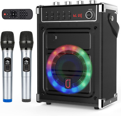 Portable Bluetooth Karaoke Machine With 2 Wireless Nepal | Ubuy