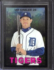 2016 Topps Heritage Black Refractor ##454 Ian Kinsler No 16 of 67