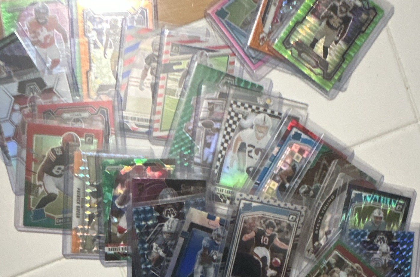 NFL football 400 card lot rookies numbered autos patch SP parallels base READ💎 view 18