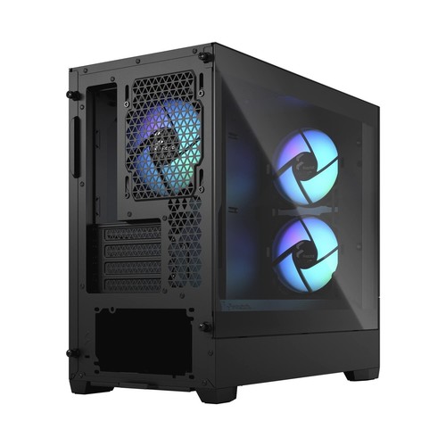 Fractal Design Pop Mini Air RGB Black TG Clear Tint Mini Tower PC Case FD-C-POR1 - Photo 3/9