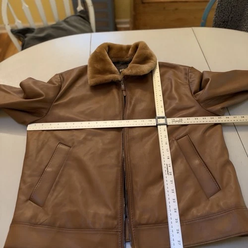 HUGO BOSS $1800 BOSS Mury Down Fill Leather Jacket 46R - BROKEN ZIPPER - NWT image 16