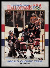 1991 Impel U.S. Olympic Hall of Fame #66 1980 U.S. Olympic Team USA  Hockey