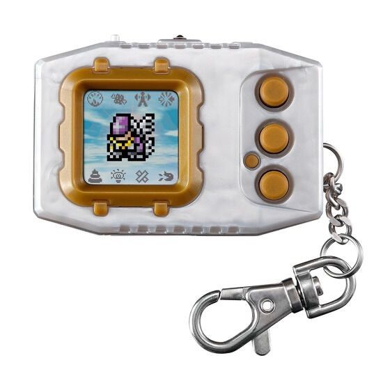 Péndulo Bandai Digimon CERO Virus Busters Oro Azul De Colección Japón