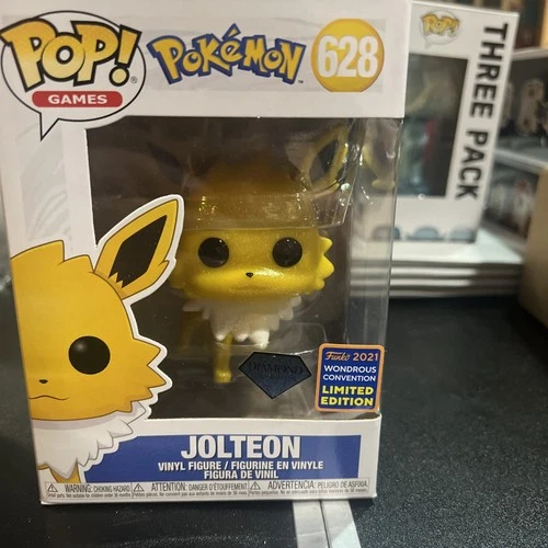 Funko Pop! Games - Pokémon: Jolteon #628 Diamond 2021 Wonderous Con Exclusive