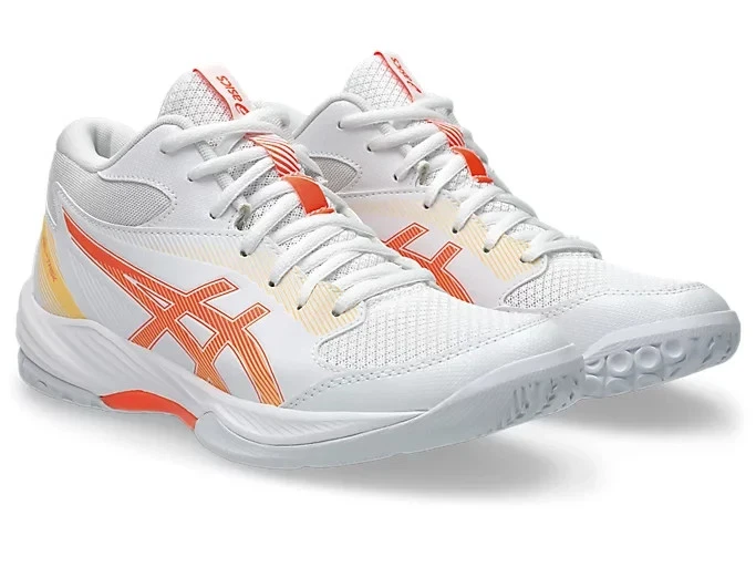 ASICS GEL TASK 4 MT  Scarpe Pallavolo Donna Volley Volleyball 1072A105 103 Bianc - Immagine 4 di 4
