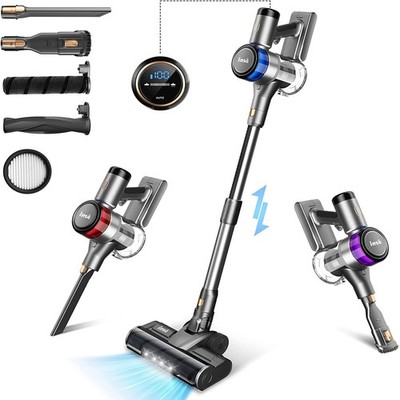INSE S9 Cordless 400W Stick Vacuum Cleaner with 30Kpa Powerful Suction, LED