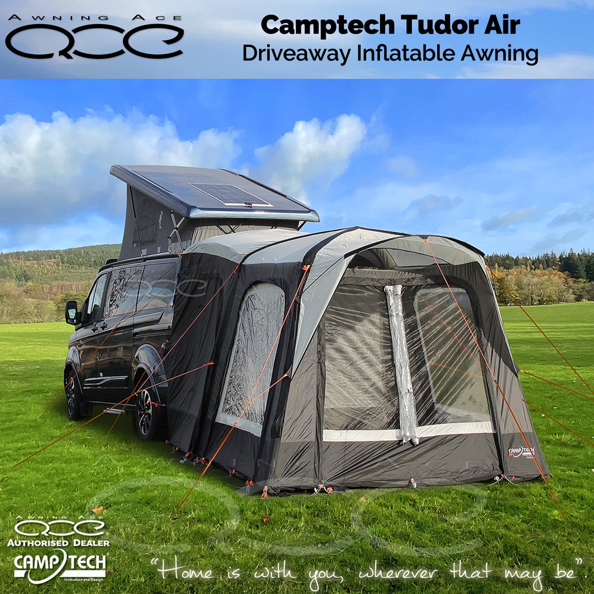 Camptech Tudor Tailgate Campervan Air Inflatable Awning