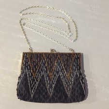 Beaded Evening Bag Black
