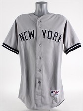 2014 Ichiro Suzuki New York Yankees Game Worn Jersey, Yankees Inventory Bar Code