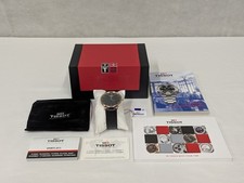 Tissot Everytime Large Black Dial Leather Strap Swiss Gents Watch T1096103605100