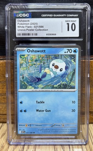 Oshawott graded CGC 10 for sale on eBay